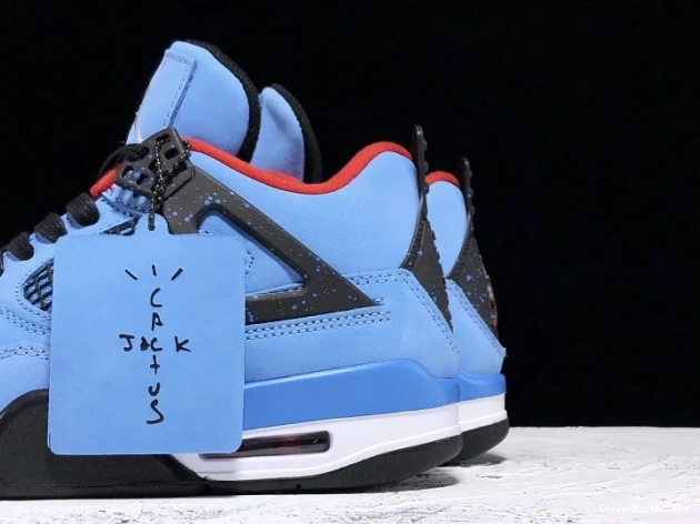 x Travis Scott Cactus Air 4 Jordan Jack 308497-406 0701